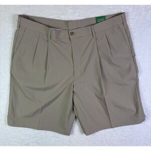 Pro Tour Ultimate Tech Golf Shorts Mens Size 40 Khaki Cool Play Moisture Control